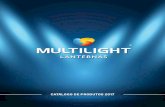 CATLOGO DE PRODUTOS 2017 - Multilight Lanterna traseira metalizada sem soquete  125 mm Lanterna