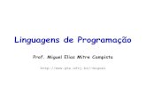 Linguagens de Programaأ§أ£o miguel/docs/lingprog.2019.2/... Linguagens de Programaأ§أ£o â€“ DEL-Poli/UFRJ
