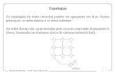 Redes Embutidas - Prof a Luiza Mourelle 1 1 Topologias As topologias de redes intrachip podem ser agrupadas em duas classes principais: as redes diretas
