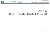 2COP229 Inteligncia Computacional barbon@uel.br Aula 6 RNA â€“ Radial Basis Function