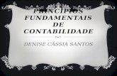 PRINCÍPIOS FUNDAMENTAIS DE CONTABILIDADE DENISE CÁSSIA SANTOS