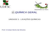 Prof. Cristian Berto da Silveira QUMICA GERAL UNIDADE 5 - LIGA‡•ES QUMICAS