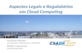 Aspectos Jurídicos e Regulatórios da Computação em Nuvem - GTS dez2015