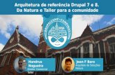 Arquitetura de referência Drupal 7 e 8. Da Natura e Taller para a comunidade - DrupalCamp Campinas 2016
