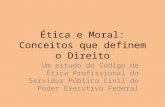 Ética, moral e direito